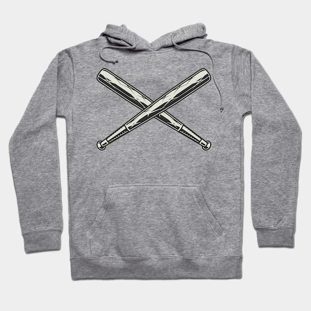 Baseball bat baseball X Hoodie by ShirtyLife